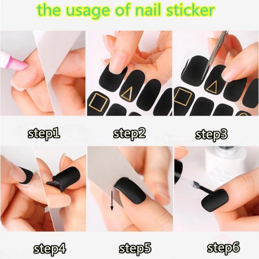 Blue Nail Wraps 3 for 15 or 10 for 25 - Picture 4 of 4